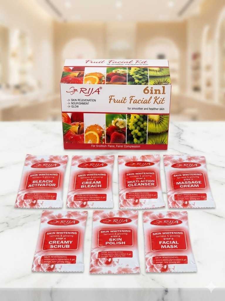 RIJA 6 in 1 Fruit Facial Kit