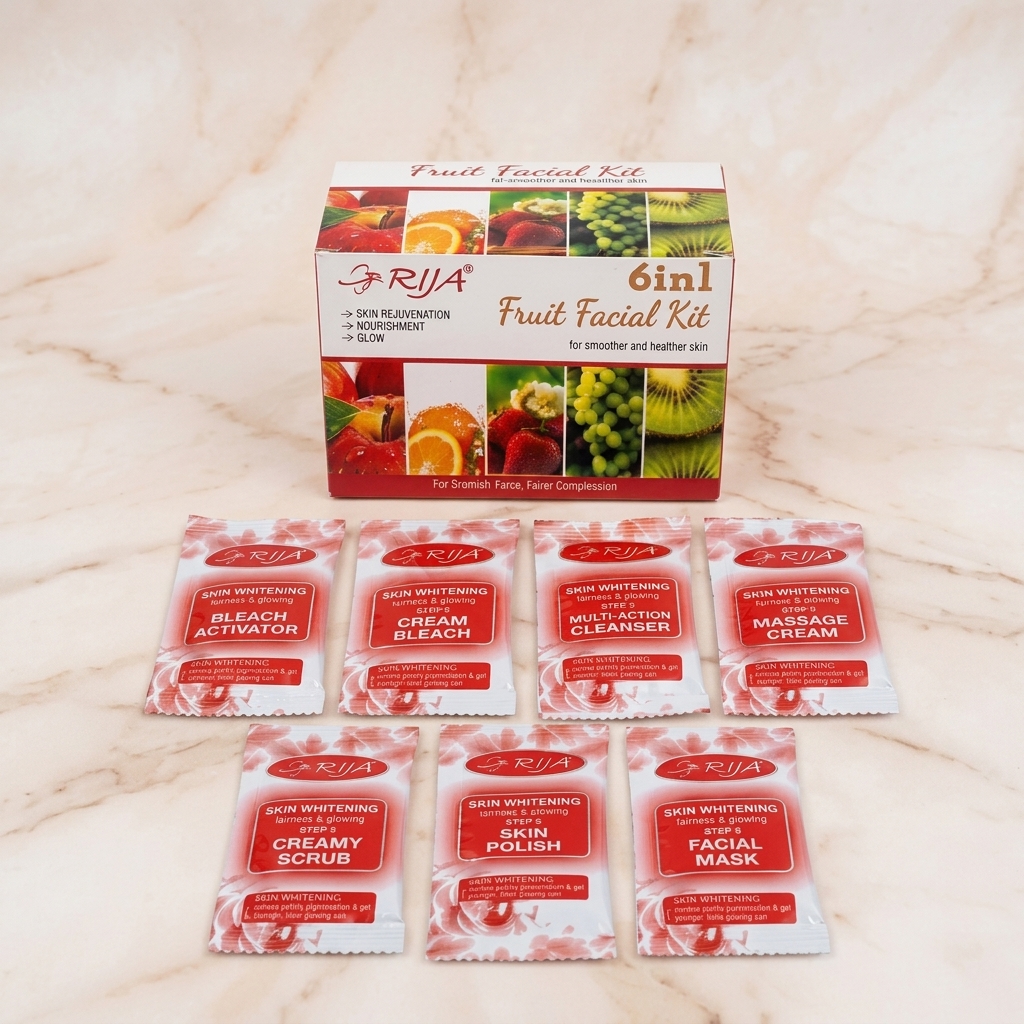 RIJA 6 in 1 Fruit Facial Kit