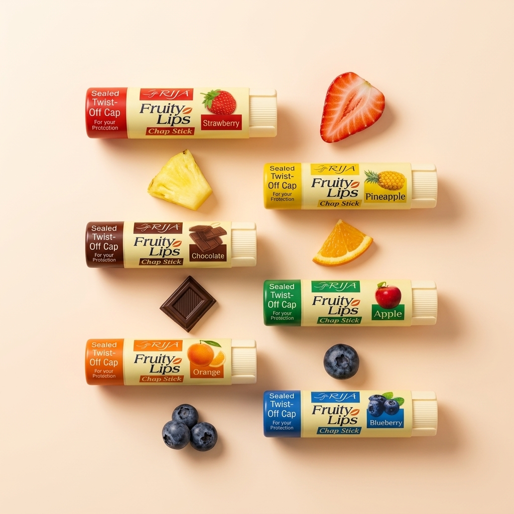 RIJA Fruity Lips Chap Stick (6 Flavors)