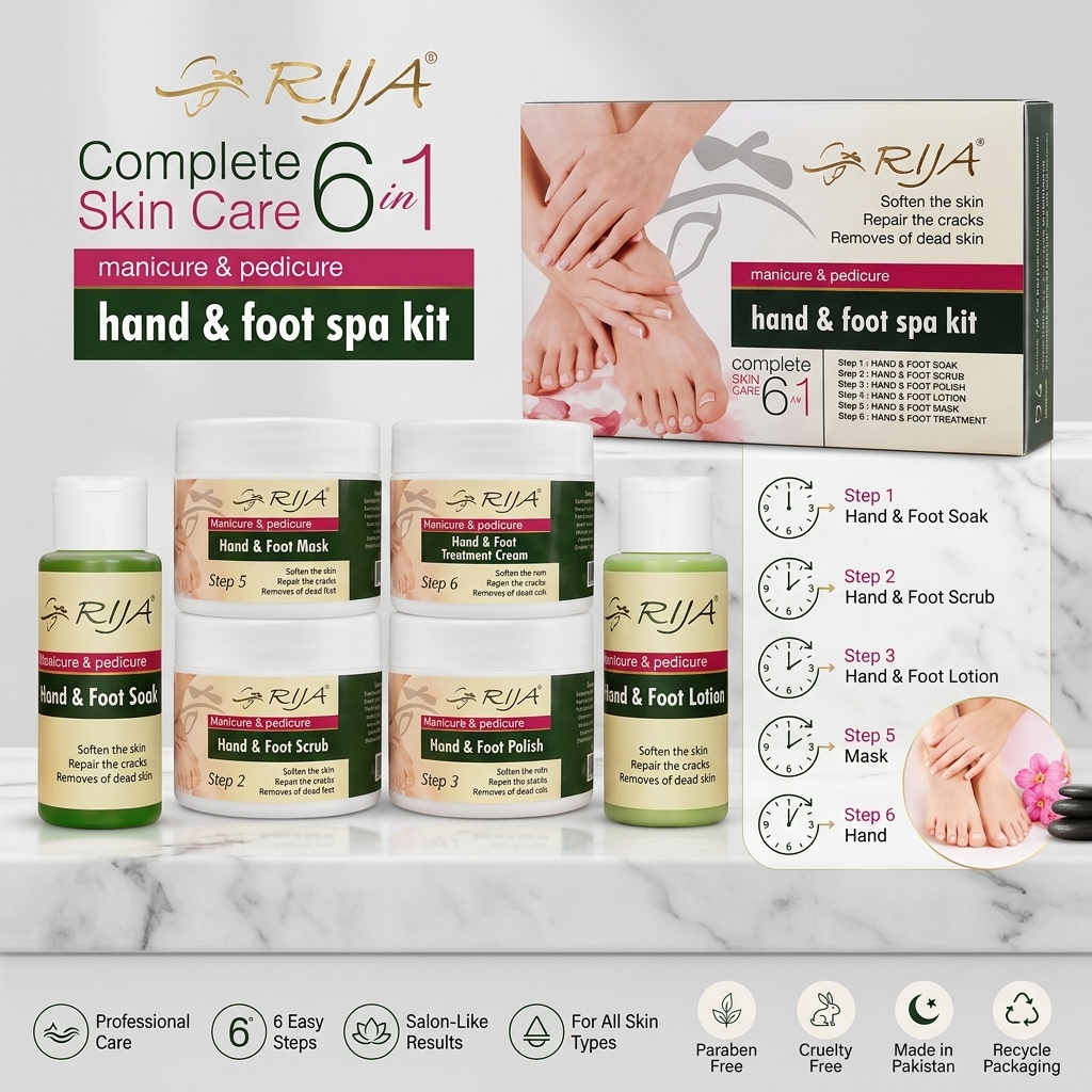 RIJA 6 in 1 Hand and Foot Spa Kit